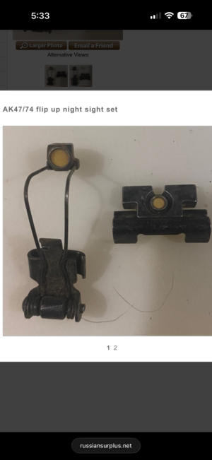 Looking for Russian AK night sights