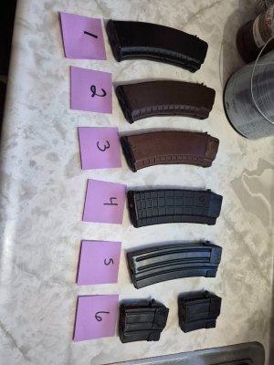 Iz plum, bulgy 5.45,556, Weiger .556, Galil .556 mags