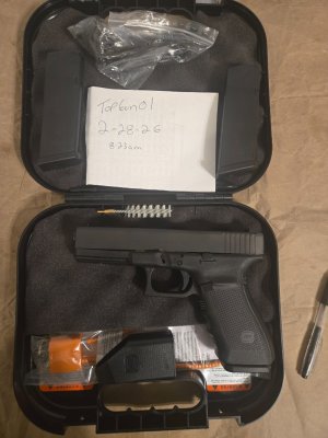NIB Glock 20 gen4 10mm 3 16rd mags