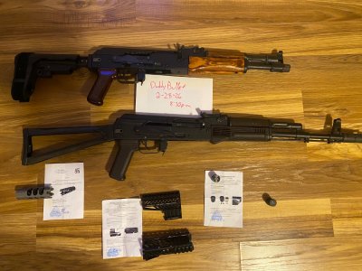 Slr104fr, ak105 pistol, zenitco stuff - make offer