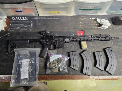 PWS MK 116 mod 2m in 762x39 with xtras for mags