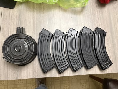 Russian steel mags and 9396 drum