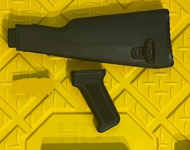Arsenal SAM7R Takeoff Black Polymer Buttstock + Pistol Grip $40 shipped
