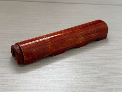 SKS top wood handguard, reddish
