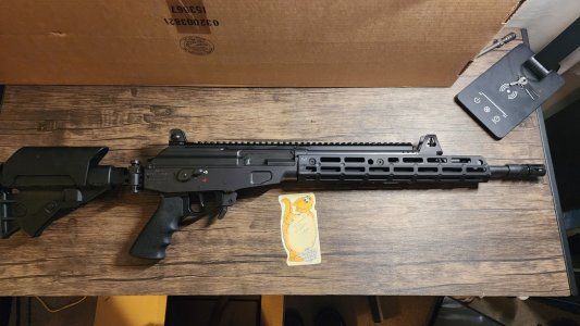 Galil Ace Gen 1 7.62x39 16" KNS Piston/Plastic Delete, MWI Handguard