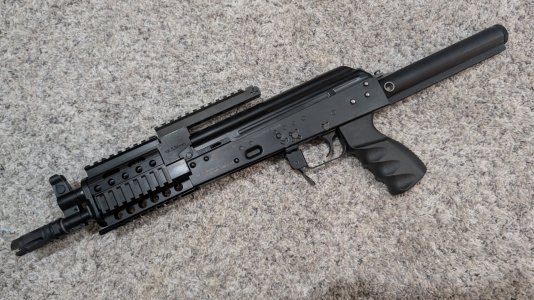 Mini-Beryl w/tabbed trunnion, railed HG, 2 carriers, and buffer tube