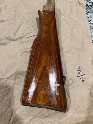 NOS: Russian wood stock