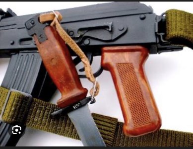 Romanian PM90/AIMR Orange Bakelite Pistol Grip