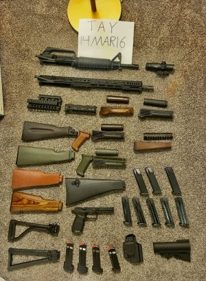 PARTS BIN CLEAN OUT - AR Uppers, AK Furniture, Mags, Etc.