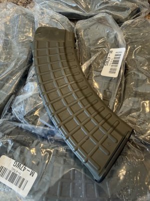 7.62x39 Collectible Mags (Slab Side, ODG (10) Waffles, Hungarian Tanker)