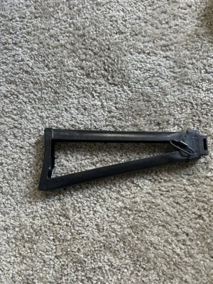 Bulgarian 4.5 triangle side folding stock