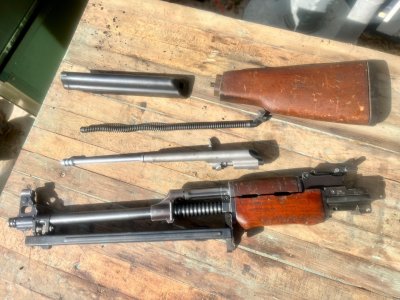 Yugo m72b1 original barrel trench art kit