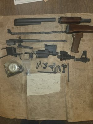Original Polish Milled KBK Ak-47 parts kit