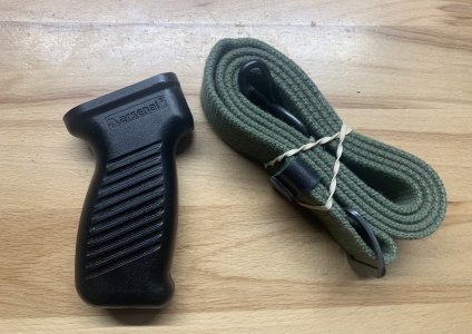 Arsenal Sling/Grip, East German Mak Grips, Romy Gas Tube, AIMS Sling, Rear Trunnion,Upper Arsenal Grip, Russian Butt Pad