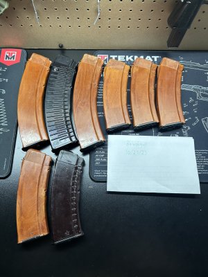 5.45 Bakelite/Plum/Molot mags(SOLD)