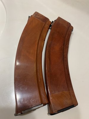 Molot rpk74 bakelite mags 120$ each or 235 for both