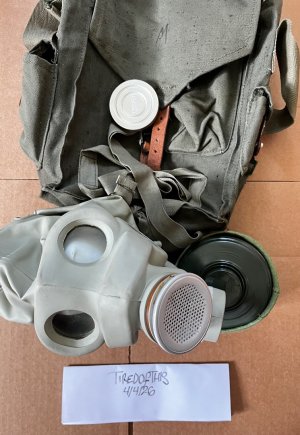 Hungarian 70M Russian PMG Gas Mask Clone + Accessories Size 5 XL