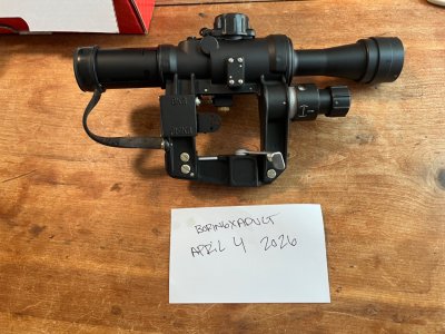 Russian NPZ pso optic 4x24 PSL/SVD