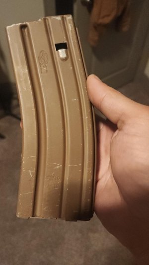 Salty or Used tan/brown okay industries mags