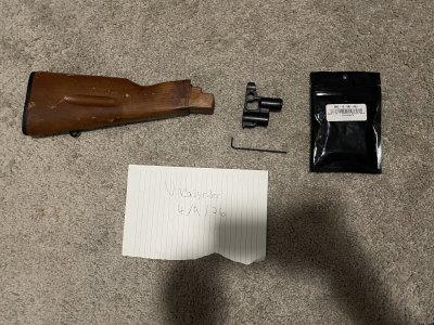 JMAC Gas Block and Bulgy 74 Stock