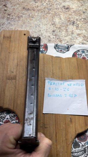 Bosnian 2 rib steel 30 rd Magazine.