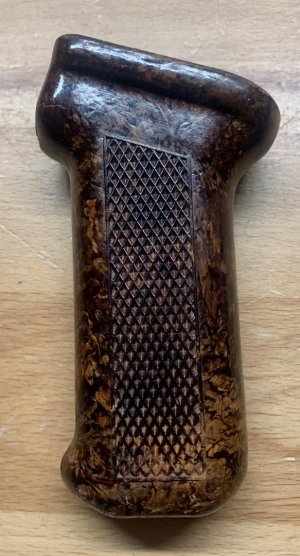 SVD Handguards, Bulgy AK Bolt/Bolt Carrier, Bulgy AK-74 Trunnion, Russian Plum 6x5 Scabbard, Bayo Hilt, Romy AIMS74 Grip, Russian SVD Stock