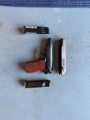 Waffen Werks AK74, Polish Radom P-64, Makarov PMM 9x18