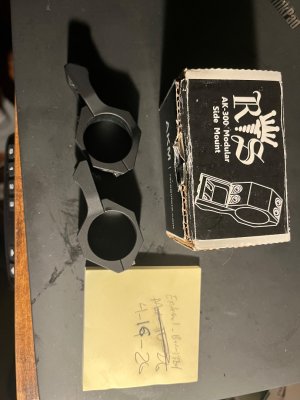 RS regulate 30mm upper mount