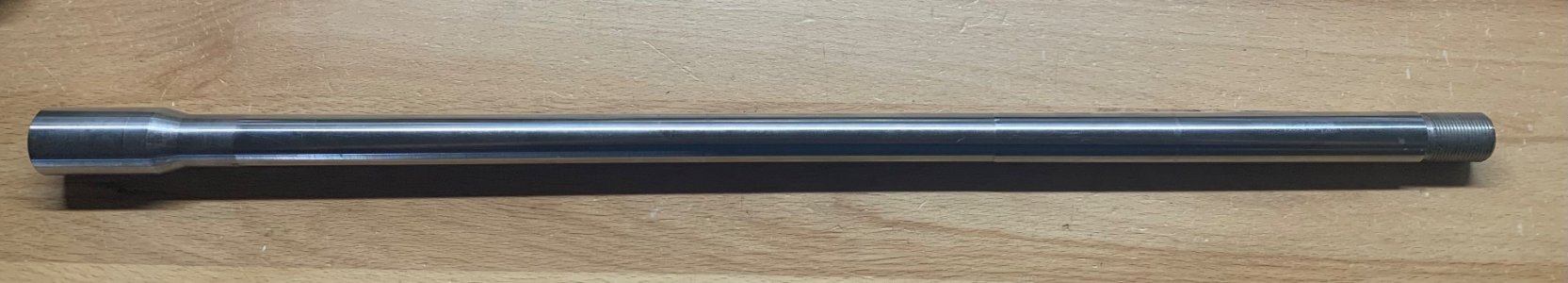 Chinese AK Front Sight Base, Romanian Gas Tube, CETME 18” Barrel, Romy PM90 Bake Grip, East German Makarov Holster, Romy AK Stock