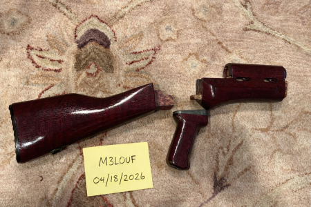 Red Wood Furniture Set for Polytech/Norinco/AKM/56S/84S/MAK 90