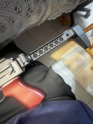 Midwest industries lightweight side folding stock