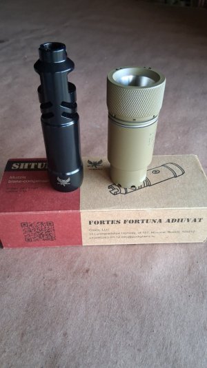 Muzzle break, hinder