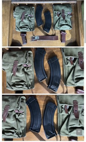 Romanian mags, sling, grip and pouch combo + USP compact IWB