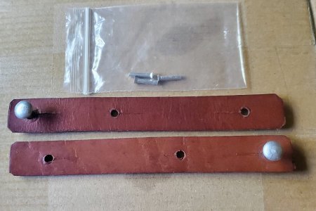 SKS HANDGUARD FERRULE RIVETS & CHINESE SKS SLING LEATHER TABS