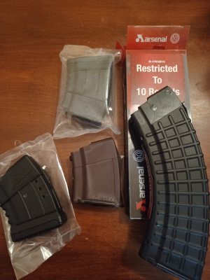 (Six)10 round ban state mags.circle 10.ac unity.arsenal.romanian.kci