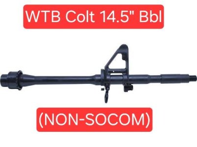 Colt 14.5" M4 barrel (Non-SOCOM)