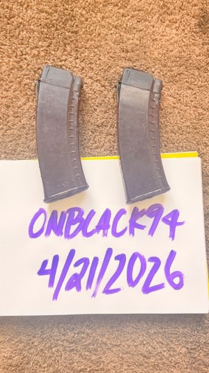 2 plum tula magazines 5.45x30