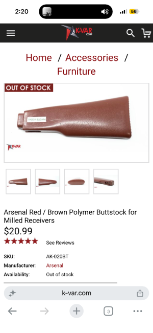 Bulgarian Bubble Gum Milled AK Stock