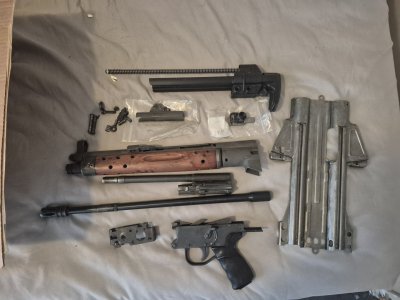 Cetme kit with mke collapsible stock & RCM Barrel