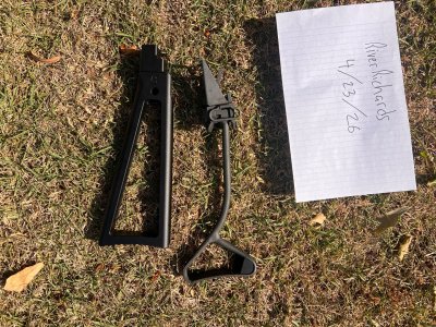Polish wire folding stock and fat tactical triangle fixed stock