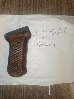Type 3 AK wood grip BFPU