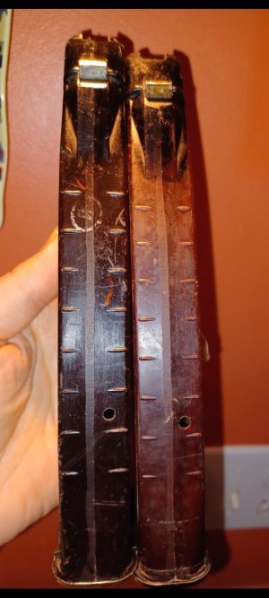 2 izzy plum 30 round mags w a few flecks on each mag