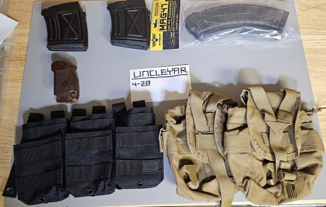 Assorted Items - Project PSL Mags, Pouches, etc.