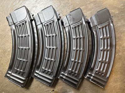 Russian izhmash Aluminum waffle 7.62x39 AKM mags