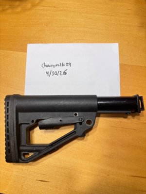 AK12 stock and buffer tube 5.5