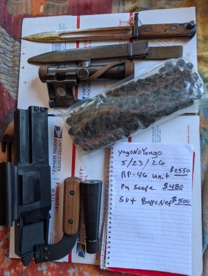Rp46 unit, svt Bayonet, pu scope