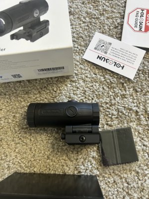 HOLOSUN HM3X MAGNIFIER WITH FLIP AND QD MOUNT - HM3X