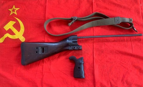 Chinese Spiker Bayo, Bulgy AK Lower, Russian 3-Cell Pouches, Russian Cleaning Rods, Flora Pouch, CETME WOOD Stock, Romy AK Stock, Hungarian AK Pouch