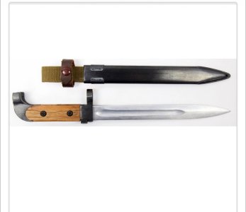Polytech bayonet with blonde wood