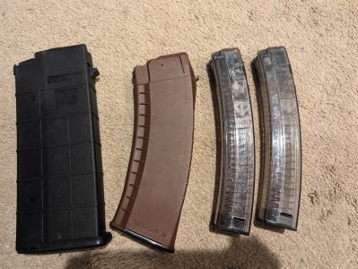 Mag lot (Saiga 308, AK-74, 2xMP5)